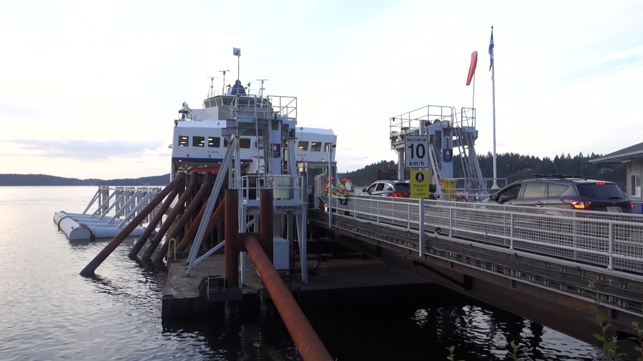 BC Ferries MV Queen of Cumberland at Lyall Harbor on August 4th 2025