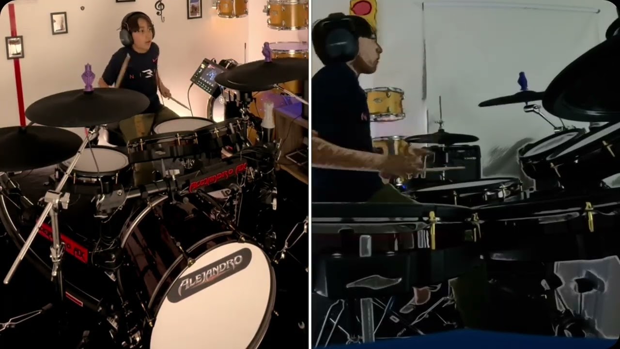 The final countdown #europe #drumcover #alesisdrums 