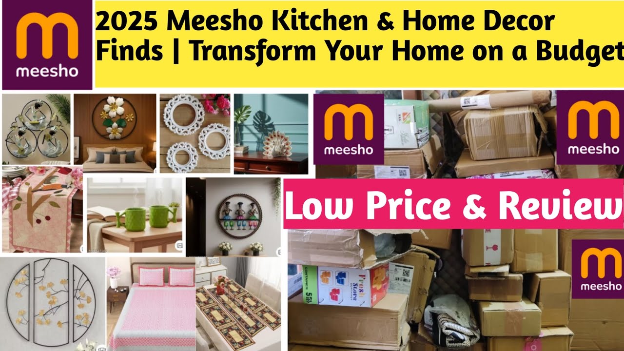 2025 Meesho Kitchen & Home Decor Finds | Transform Your Home on a Budget |Low Price & Review #meesho