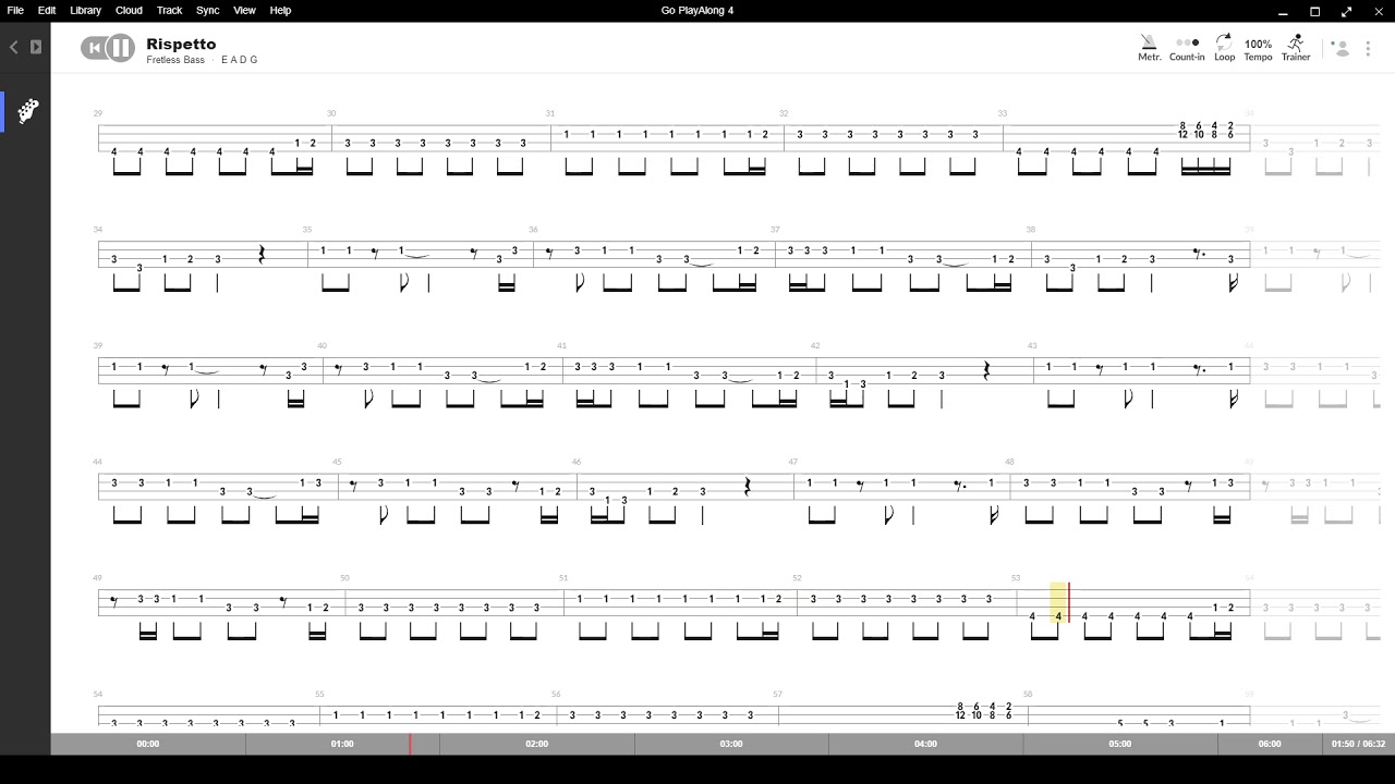 Rispetto ( Zucchero ) ,Tablatura e base Senza Basso - Backing bass track - NO BASS