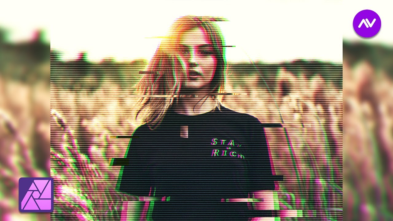 Glitch Effect with Affinity Photo | Affinity Photo Tutorial