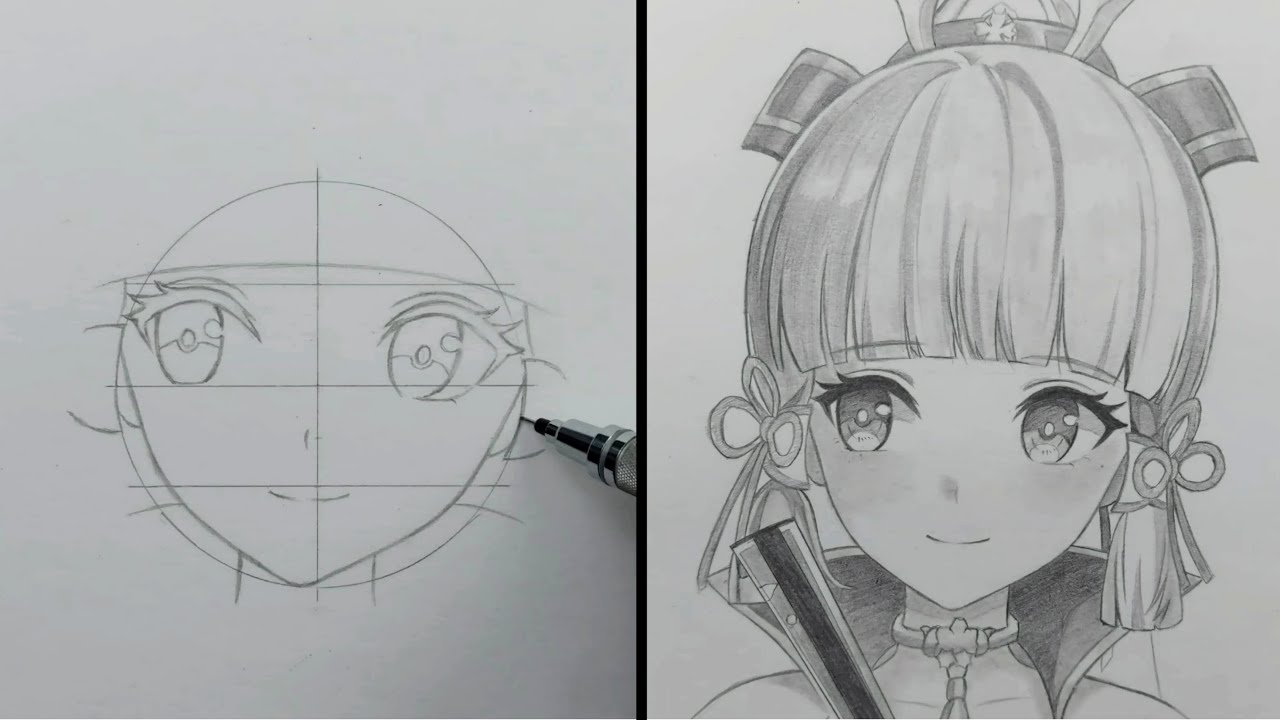 How To Draw Kamisato Ayaka with Ease! | Genshin Impact | ss_art1