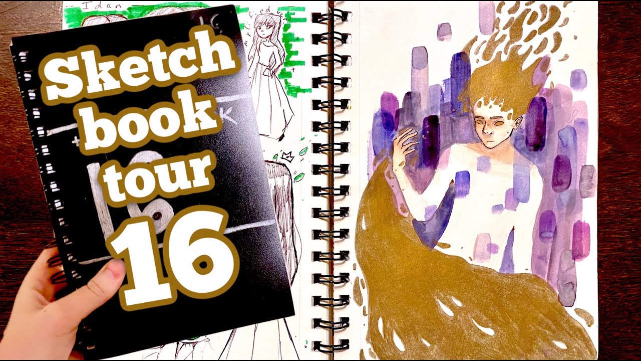 My Most Colorful Spreads Yet | Sketchbook Tour #16 [2019-2020, Age 19]