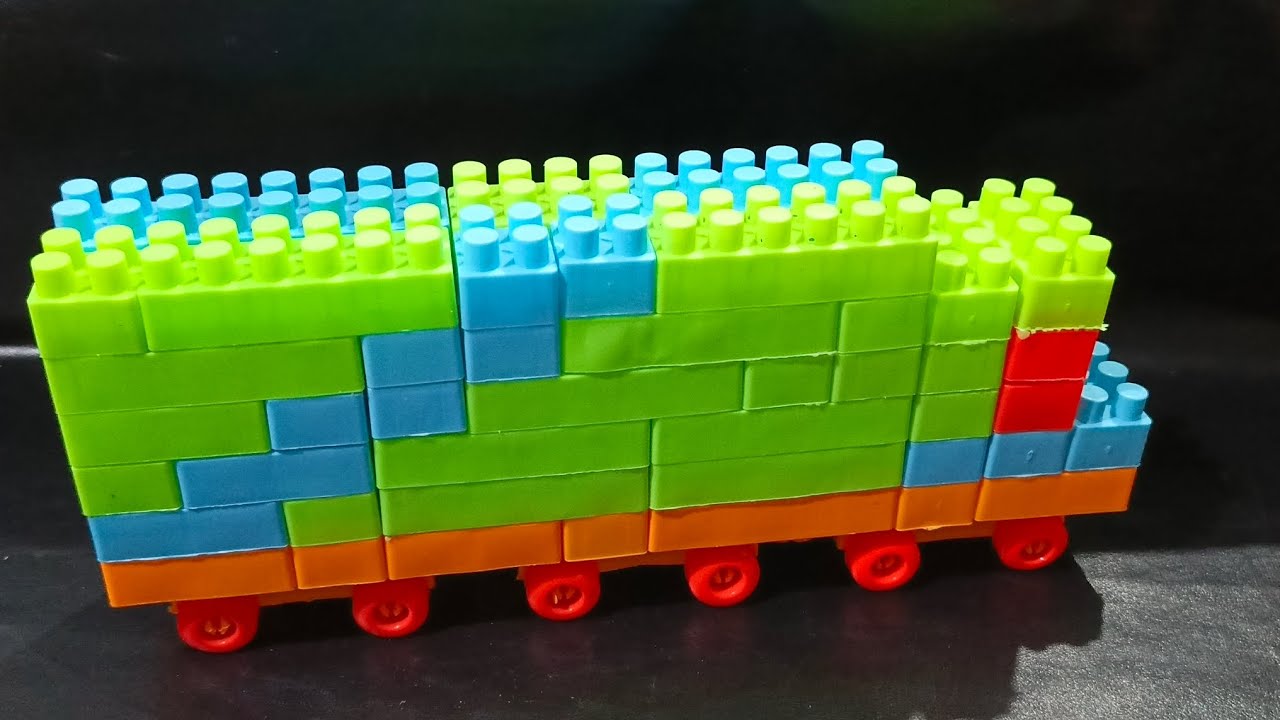 Satisfying DIY 🚌 bus/ building blocks / block game / lego building blocks MAIMUNA BOLOKS /