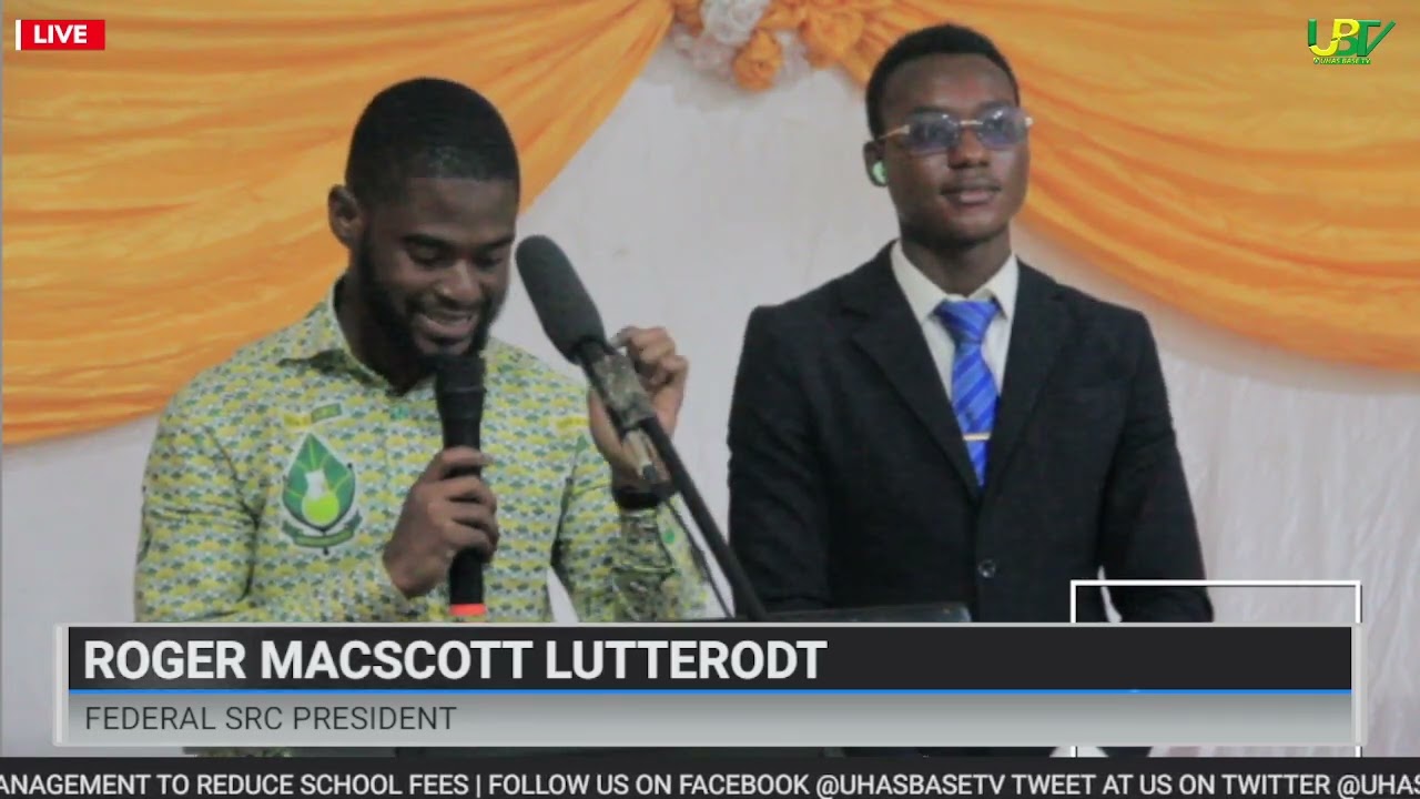 H.E. Rodger's First Speech as SRC President