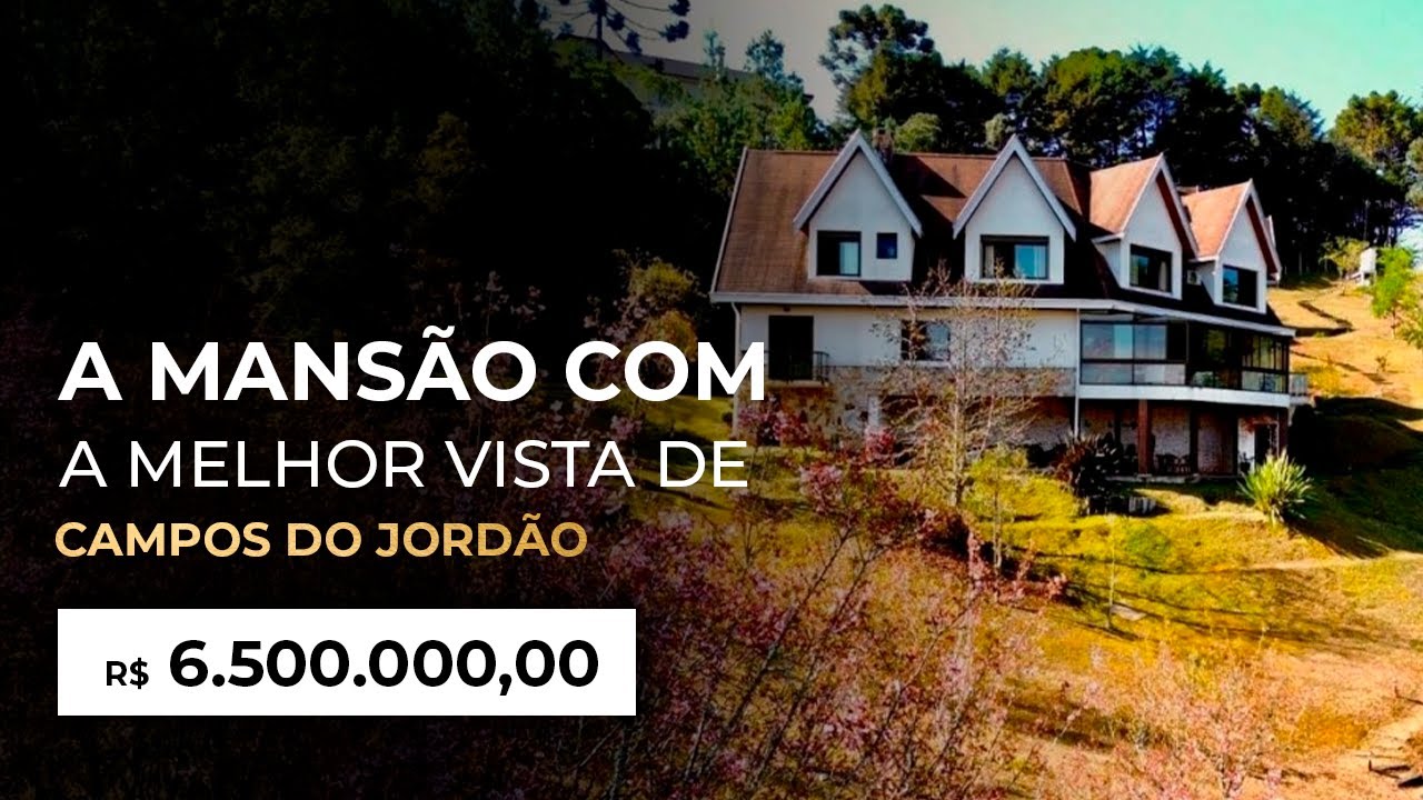 A MANSÃO com a MELHOR vista de Campos do Jordão | Sena Imóveis