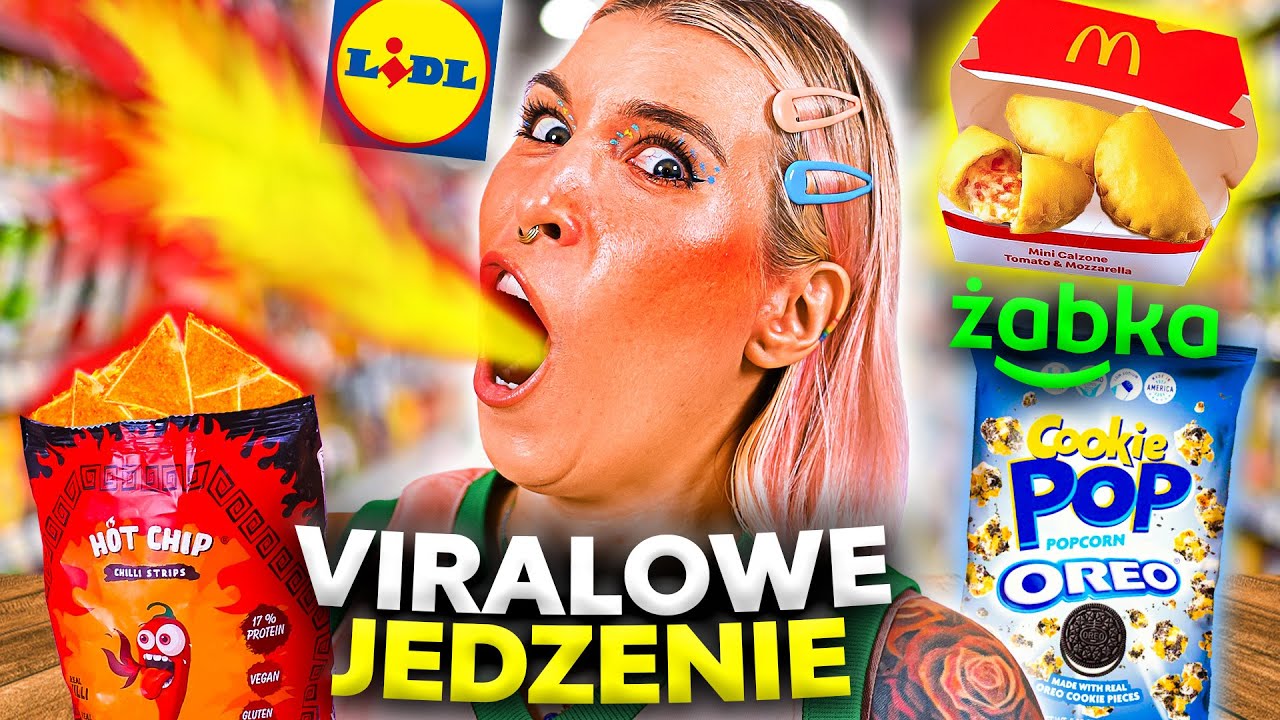 CALZONE MCDONALDS, NAJOSTRZEJSZE CHIPSY - TESTUJĘ VIRALOWE JEDZENIE! | Agnieszka Grzelak Vlog