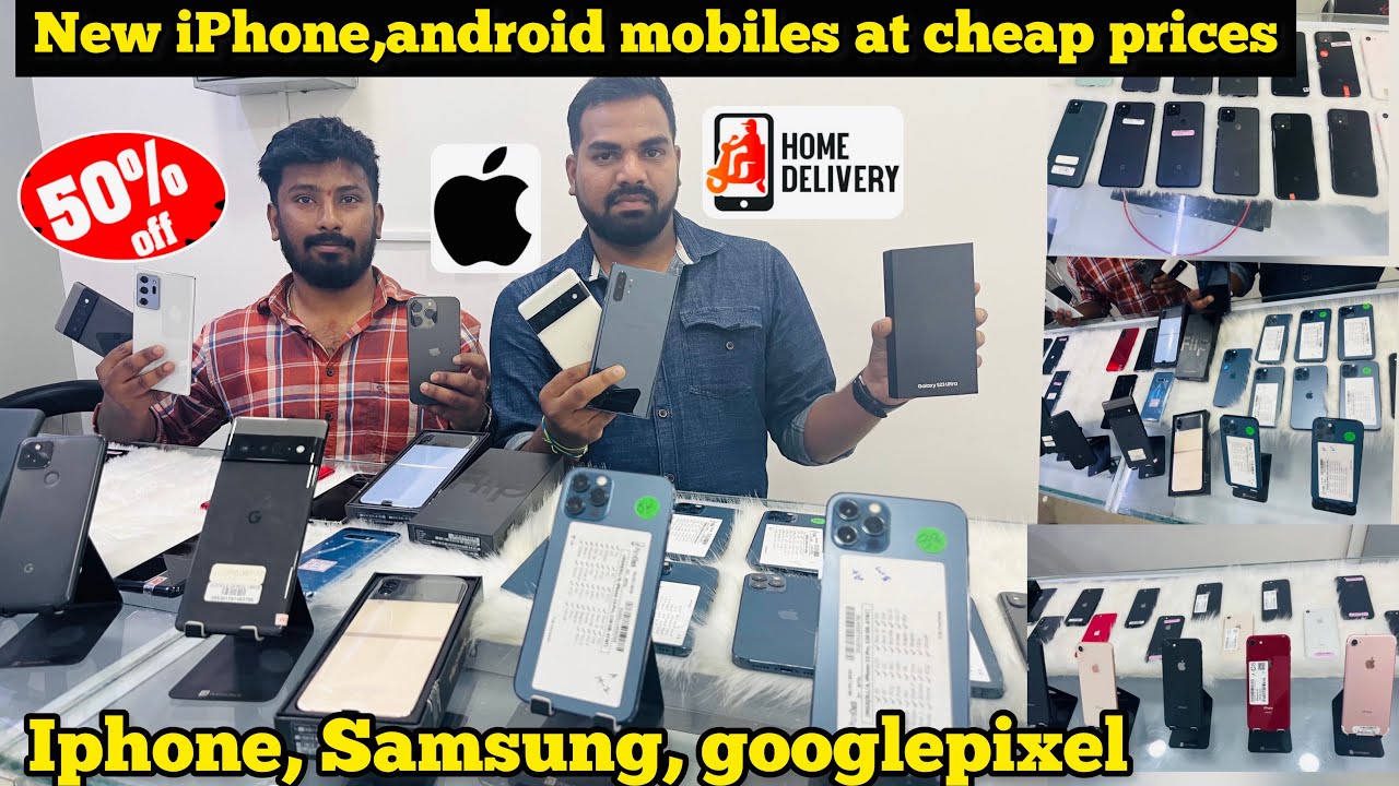 Cheapest iPhone and android market in Hyderabad/brand new iPhone 50% discount  #iphone #masterphone