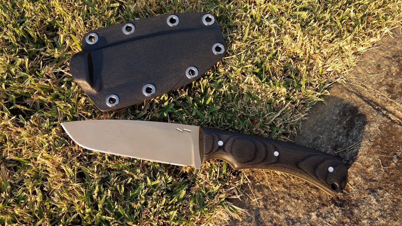 Hand Made Camp Knife - 440C Stainless Steel
