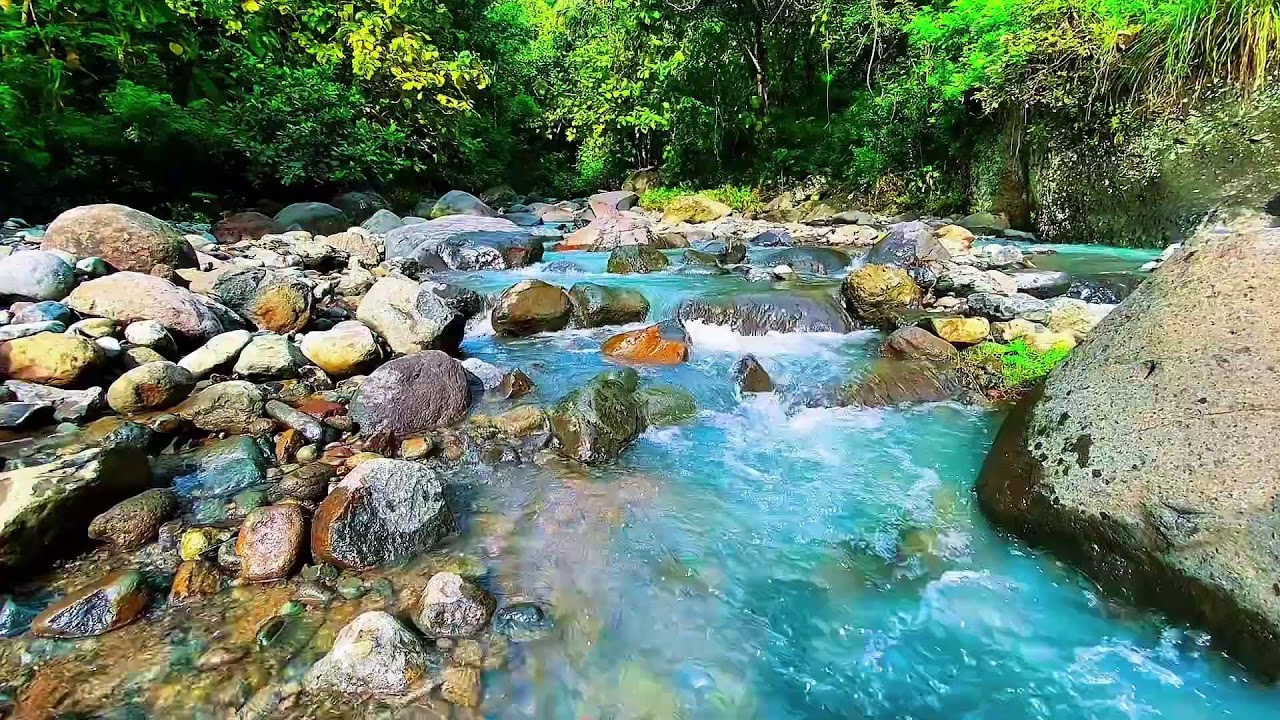 Mountain water sounds for meditation and yoga