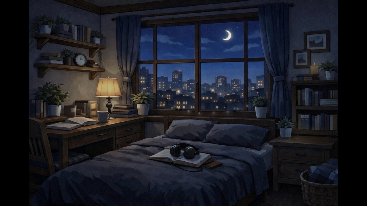 Calm City Night 🌃 Lofi instrumental 🌃