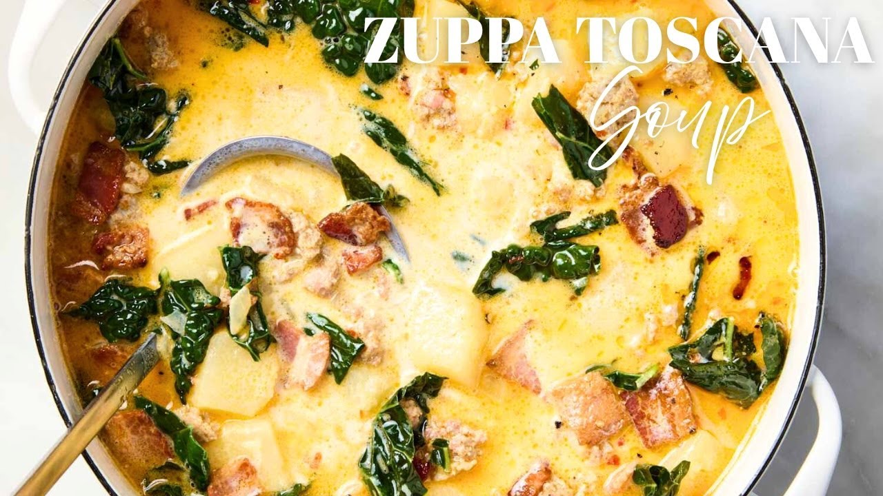 Zuppa Toscana Italian Soup Recipe 🇮🇹 | Easy Comfort Soup in 30 Minutes!