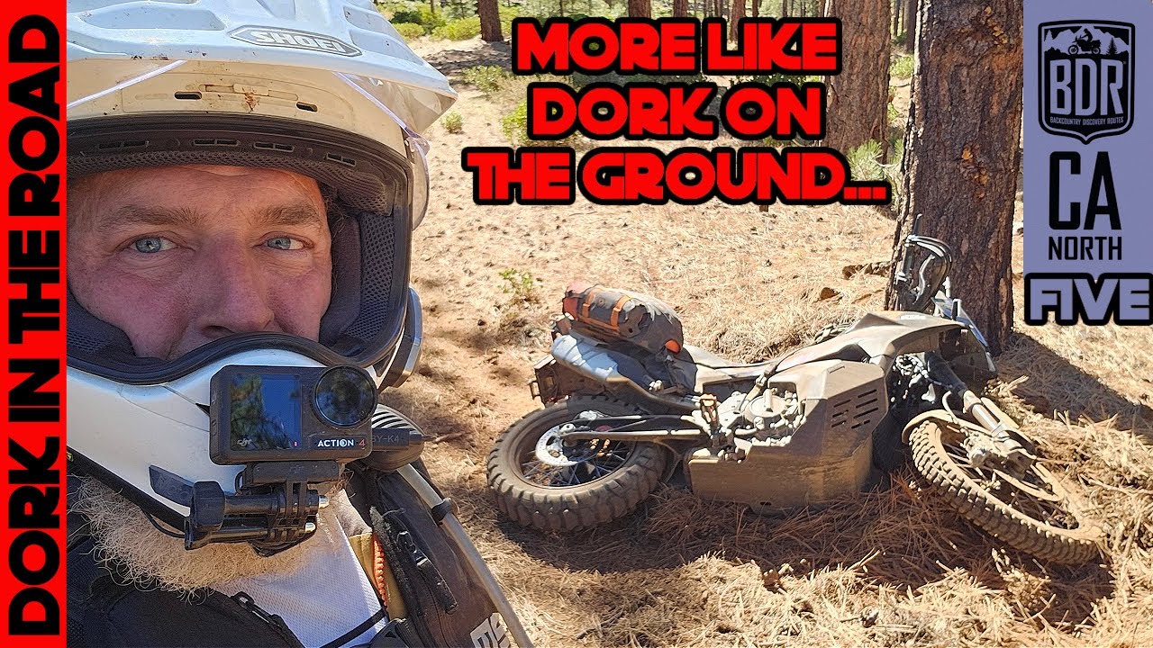 Crashing the 790 Adventure and Dealing With Mechanical Issues: Northern California BDR, Day Five