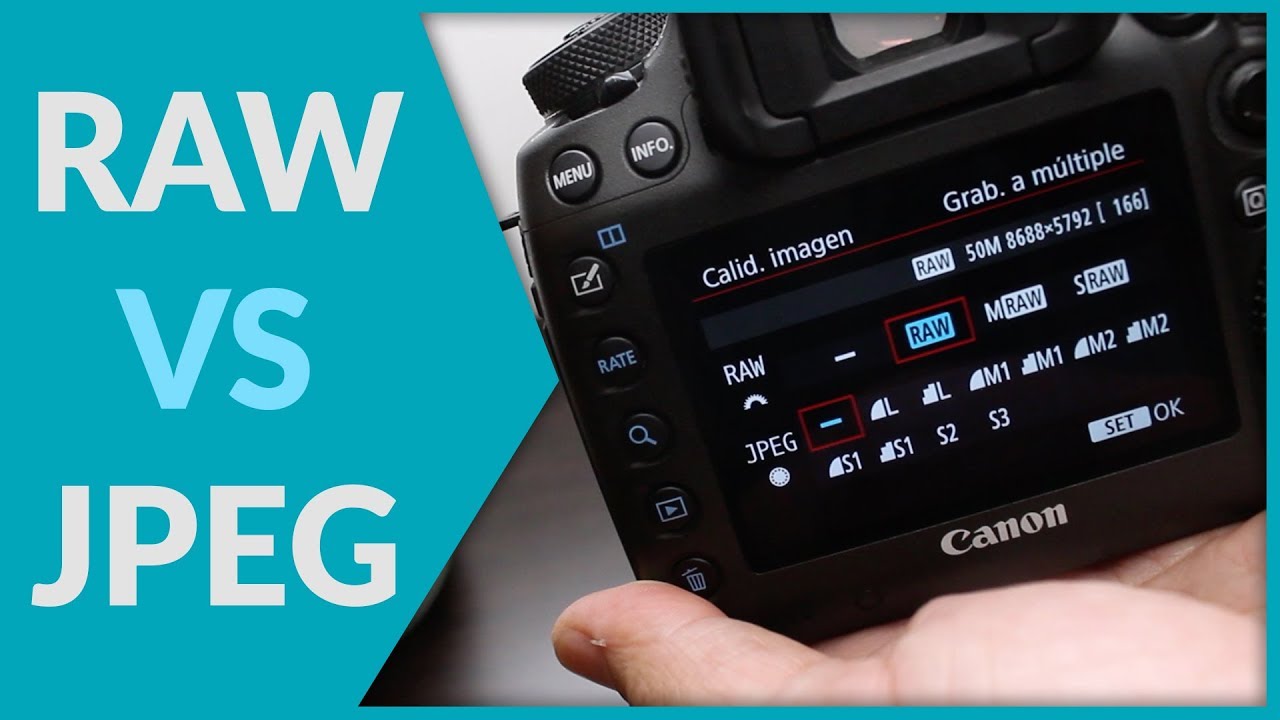 RAW vs JPEG en tu cámara | Cuál debes elegir