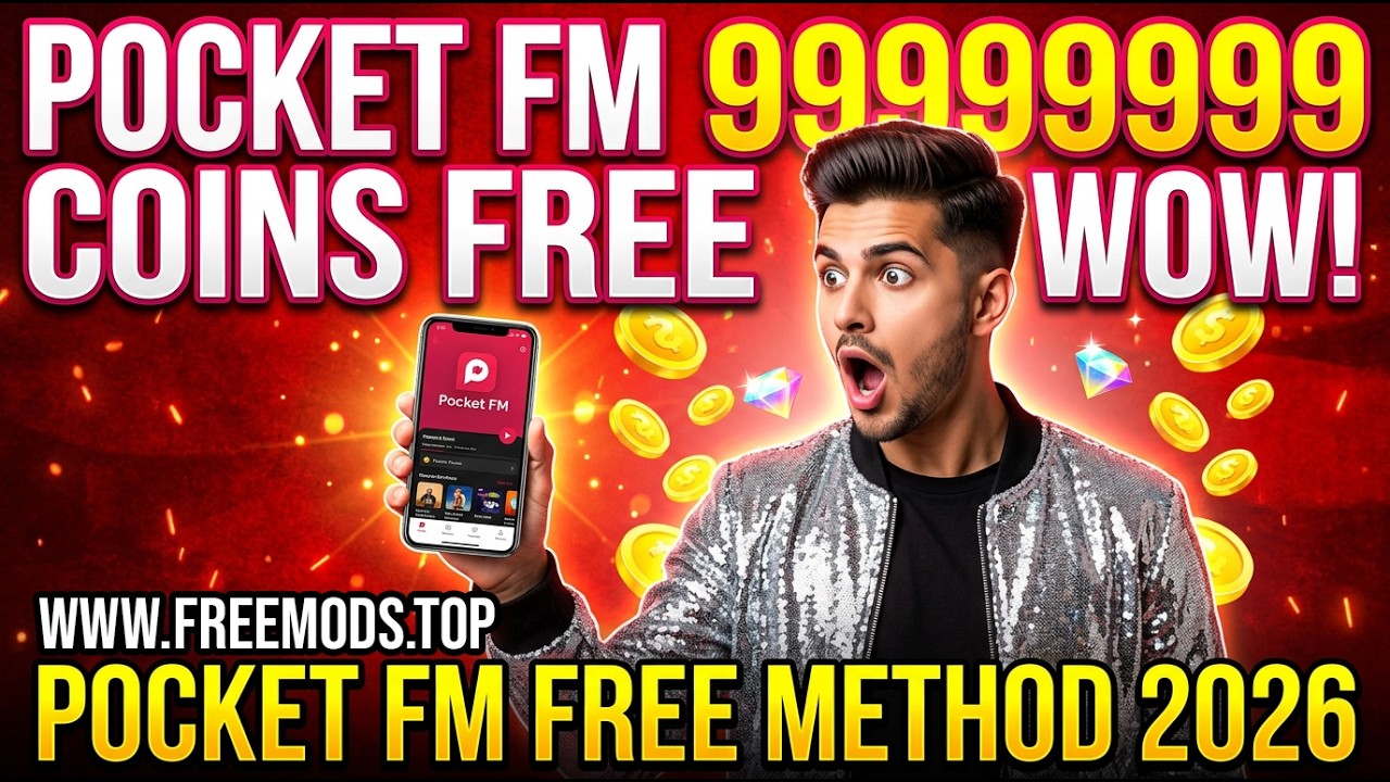 Pocket FM Hack 2026 ⚡ How to Get Unlimited Coins (Safe Method) 👑