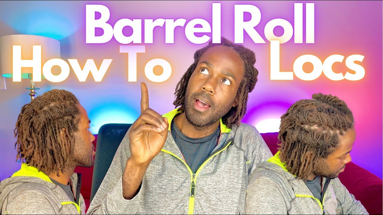 HOW TO BARREL ROLL LOCS | LOC TUTORIAL ON DIY BRAIDLOCS | Microlocs #locjourney