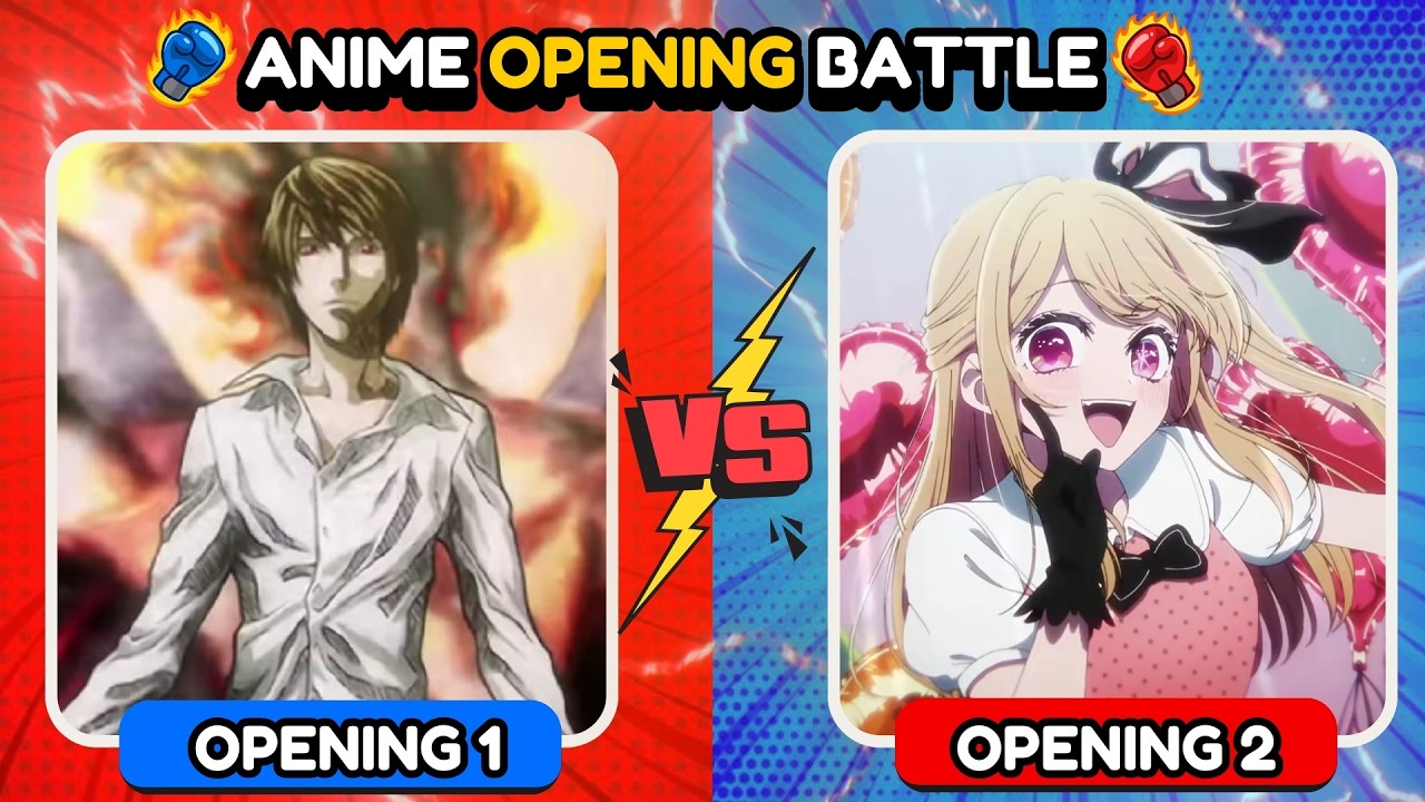 ANIME OPENING BATTLE ⚔️🥊 | 3vs3 | First Openings vs Second Openings 🎶 | Anime Opening Quiz 🔥