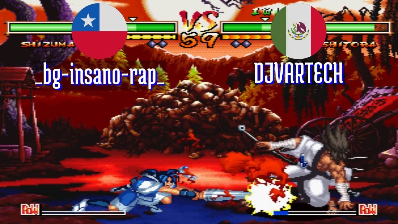 FT5 @samsh5sp: _bg-insano-rap_ (CL) vs DJVARTECH (MX) [Samurai Shodown V SP Fightcade] Mar 13