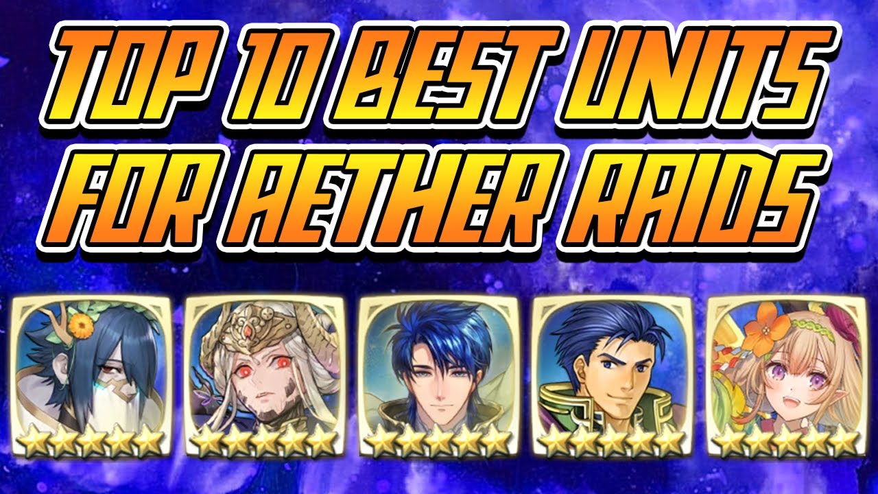 Top 10 Aether Raids Units! Feat. promisemeonething & LevinSety [Fire Emblem Heroes]
