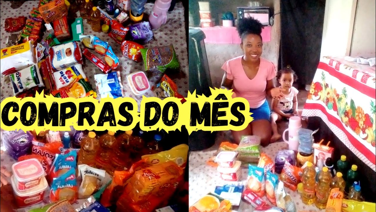 Compras do mês para 3 pessoas: dessa vez comprei até  algo que eu queria muito