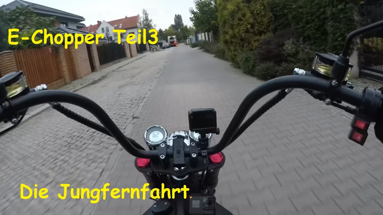 E-Chopper Teil 3: Die (richtige)Jungfernfahrt