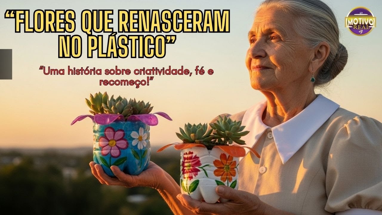 Flores Que Renasceram no Plástico: Uma história sobre criatividade, fé e recomeço.