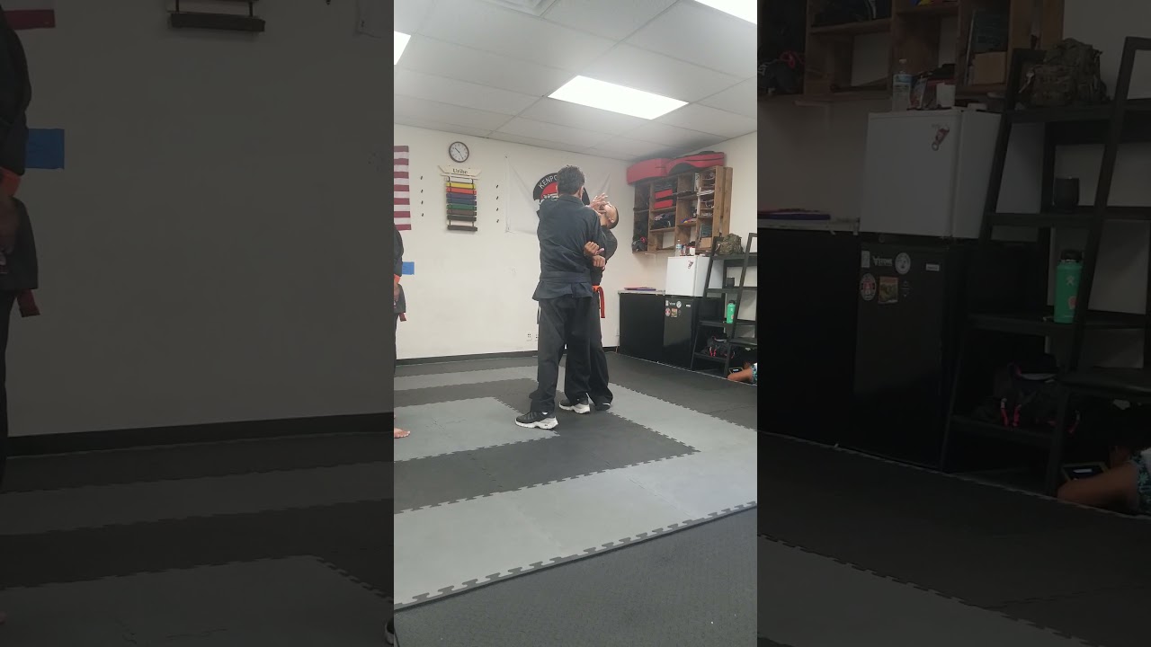 Master Rodarte breaking down circling wings Ed Parker's kenpo karate