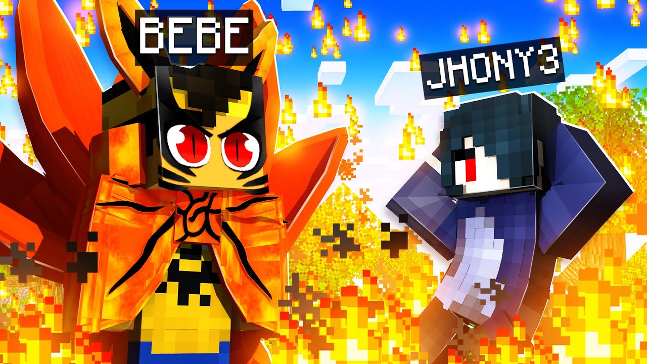 Who's Your Family? O NOVO FILHO DO SASUKE APRENDEU O MODO BARION no Minecraft!