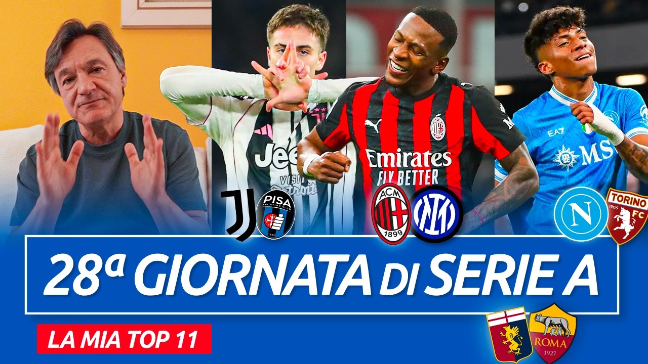 IL MILAN VINCE il DERBY! INTER in difficoltà. La JUVE cresce | 28ª giornata