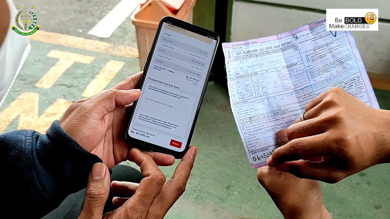 Pelayanan Pengambilan Tilang Secara NonTunai (Cashless) Kejari Kota Madiun #KejaksaanRI #kemenpanrb