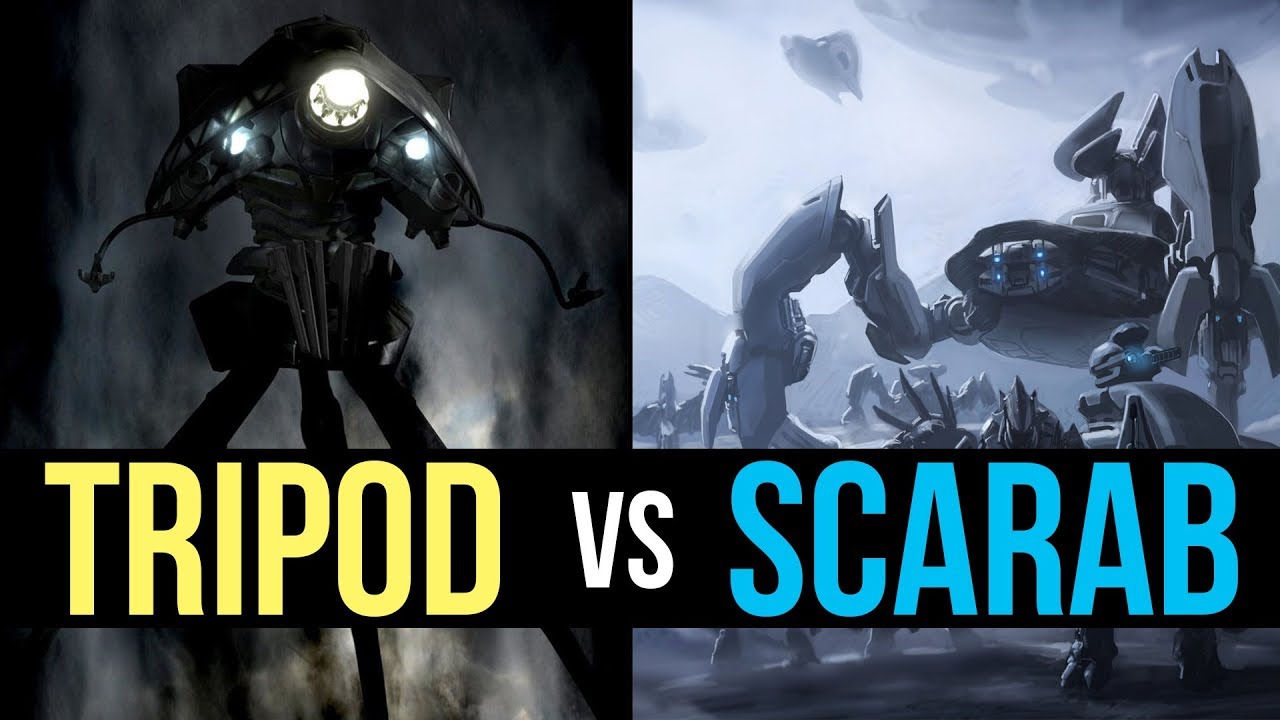 Scarab (Halo) vs Tripod (War of the Worlds)  | Sci-Fi Who Would Win