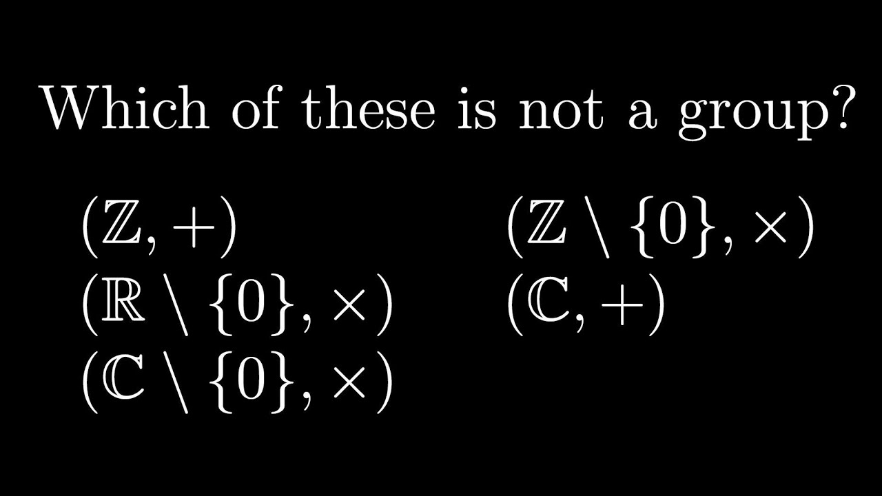 The group imposter - GRE Mathematics Subject Test