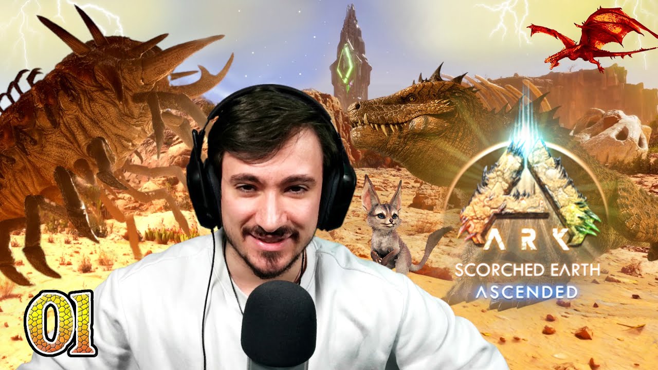 JE DÉBUTE L'AVENTURE SUR ARK SCORCHED EARTH ASCENDED !! [ASA SCORCHED EARTH EP-01]
