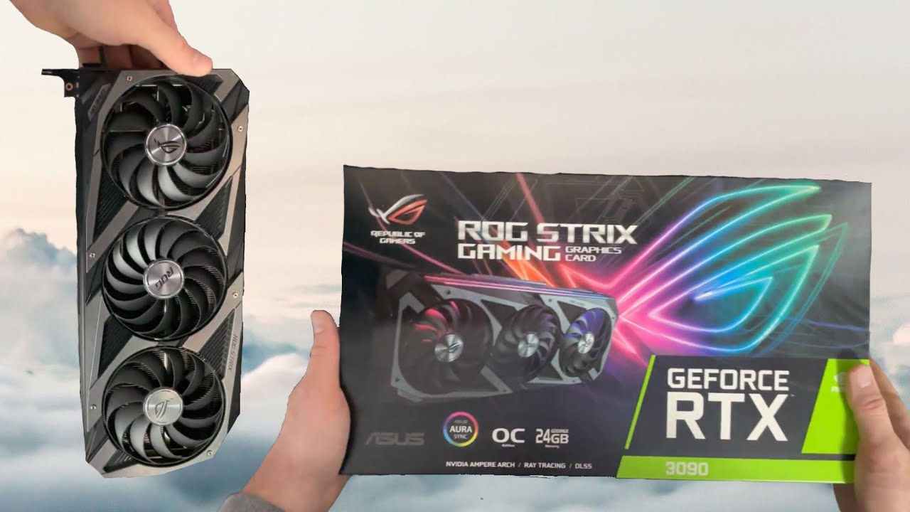 3090 Asus Rog Strix 24Gb Graphic Card