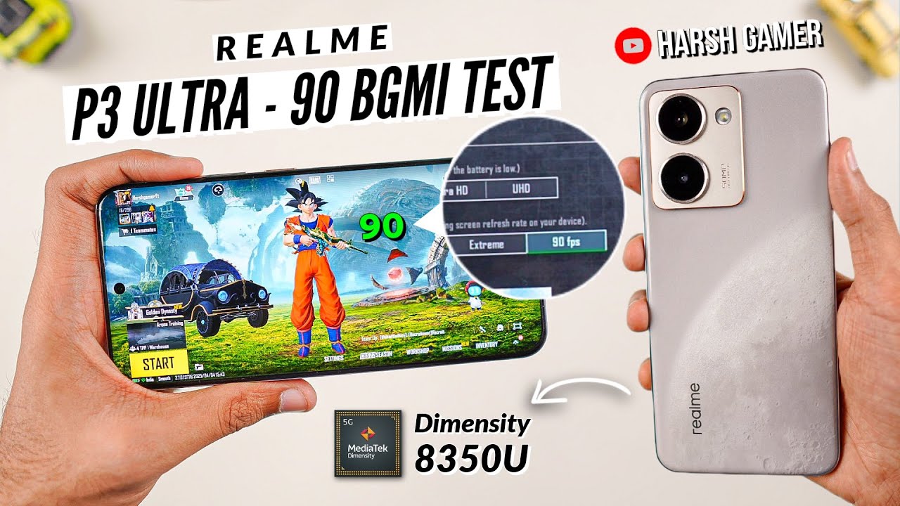 Realme P3 Ultra - 90 FPS BGMI Test, Heating & Battery Test | Honest Review 🔥