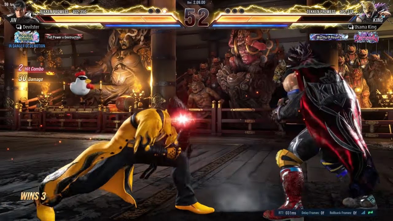 Crazy G.O.D King Puts My Wavu Wavu Jin In Trouble!