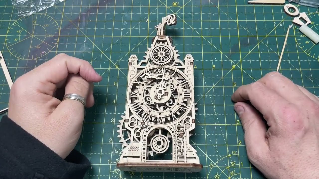 Unlocking the Mystery of UGEARS' Old Clock Tower - Build and Review!