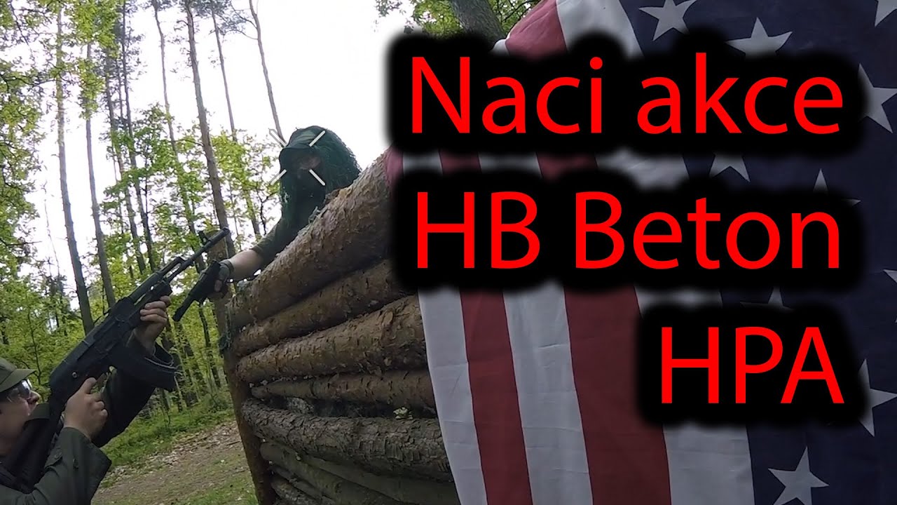 #102 - Naci akce a Poblión - HB beton - (HPA Warthog) - Airsoft CZ