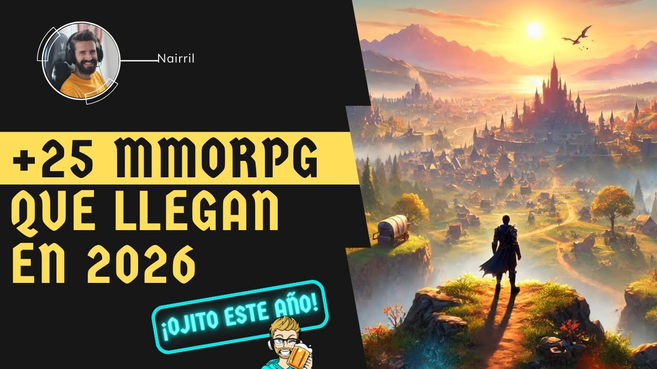 Más de 25 Nuevos MMORPG en Camino | Aion 2, Chrono Odyssey y más! MMORPG 2026 🔥
