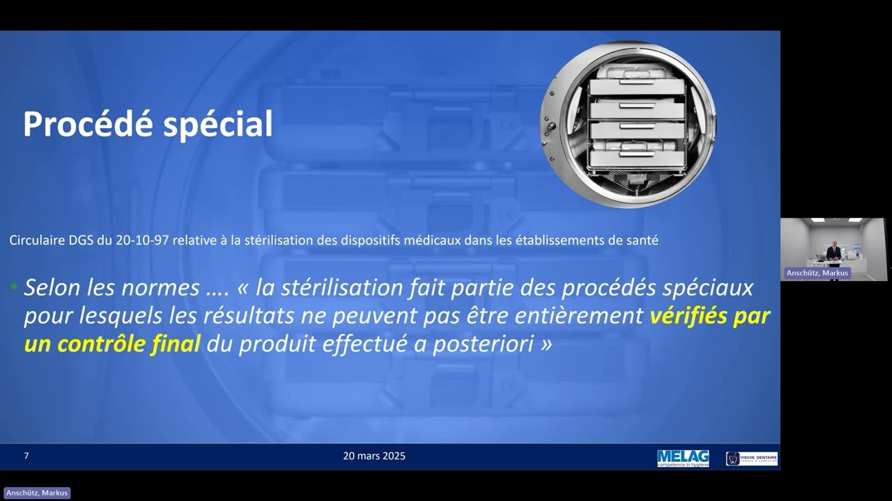 Préparation des instruments pour les dentistes - Webinaire sur l'hygiène par Didier Glachant