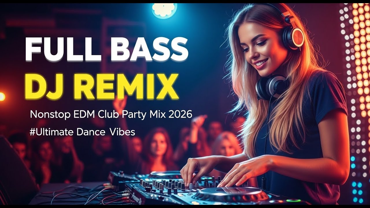 Full Bass DJ Remix 🔥 Nonstop EDM Club Party Mix 2026 🔥 Ultimate Dance Vibes #djremix #edm #clubparty