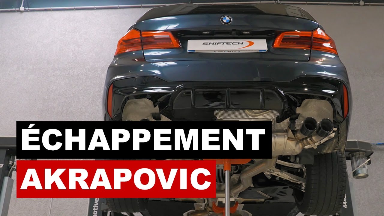 LIGNE AKRAPOVIC SUR CETTE BMW M5 😱🎶