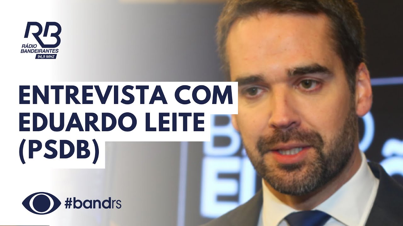 Eduardo Leite (PSDB) fala sobre a reuni&atilde;o em defesa da democracia com o presidente Lula.