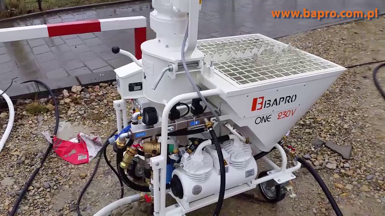the best  plastering machine for 230 Volt type BAPRO one 230V - High Quality