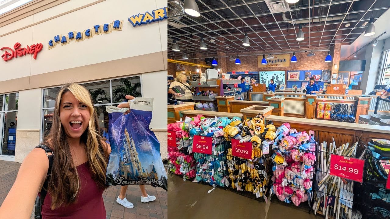 Shopping at the Disney Character Warehouse Outlet on International Drive!