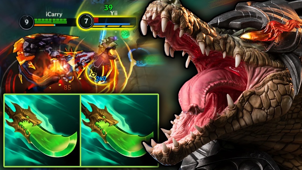 Wild Rift Renekton Baron Lane Gameplay in Season 20 (Build & Runes)