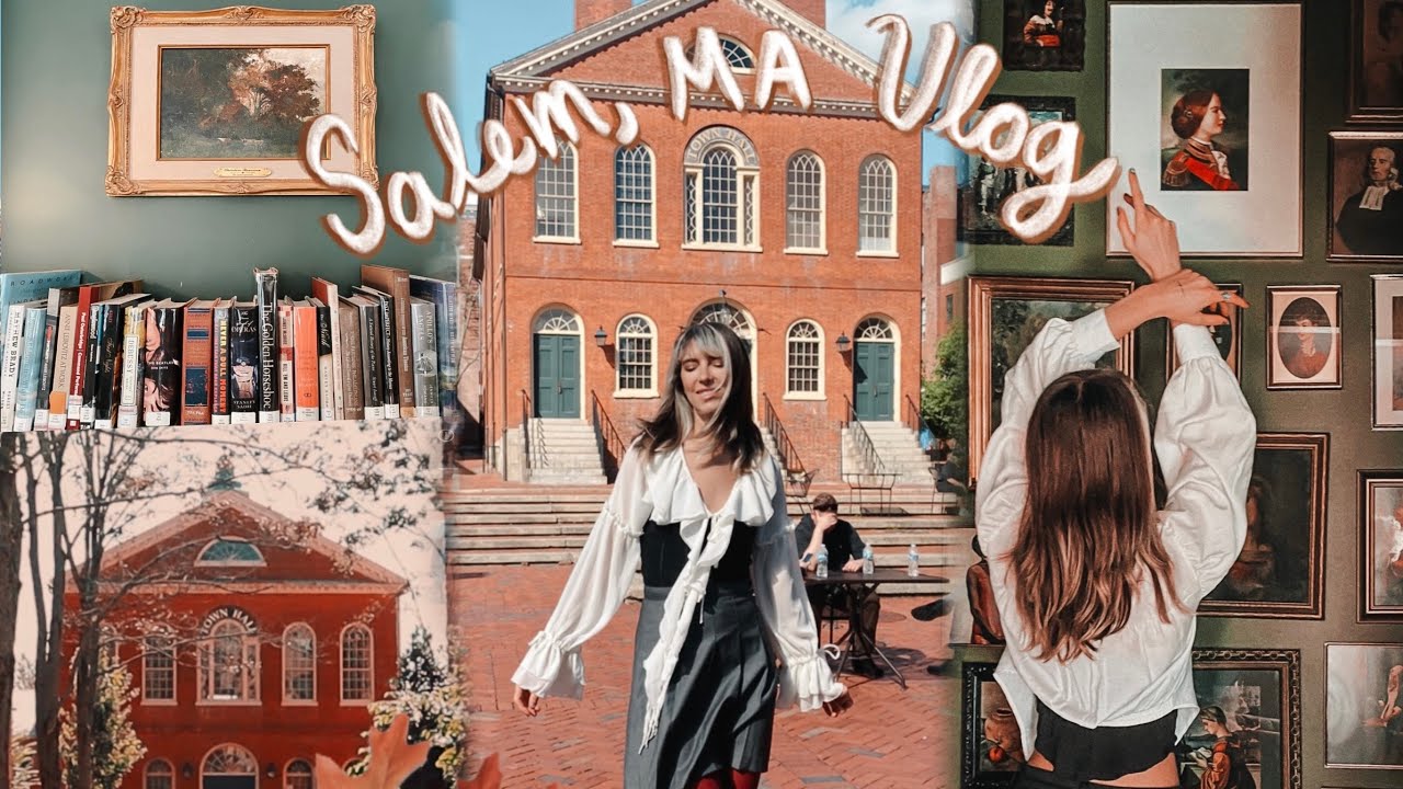 Salem, MA autumn video diary 🍂🕯📚oldest library, ropes mansion, small town vibes