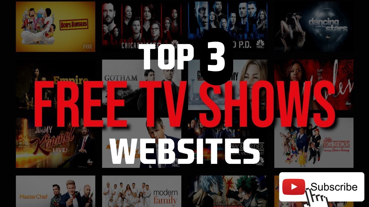 Top 3 Best FREE Websites to Watch TV Shows Online!