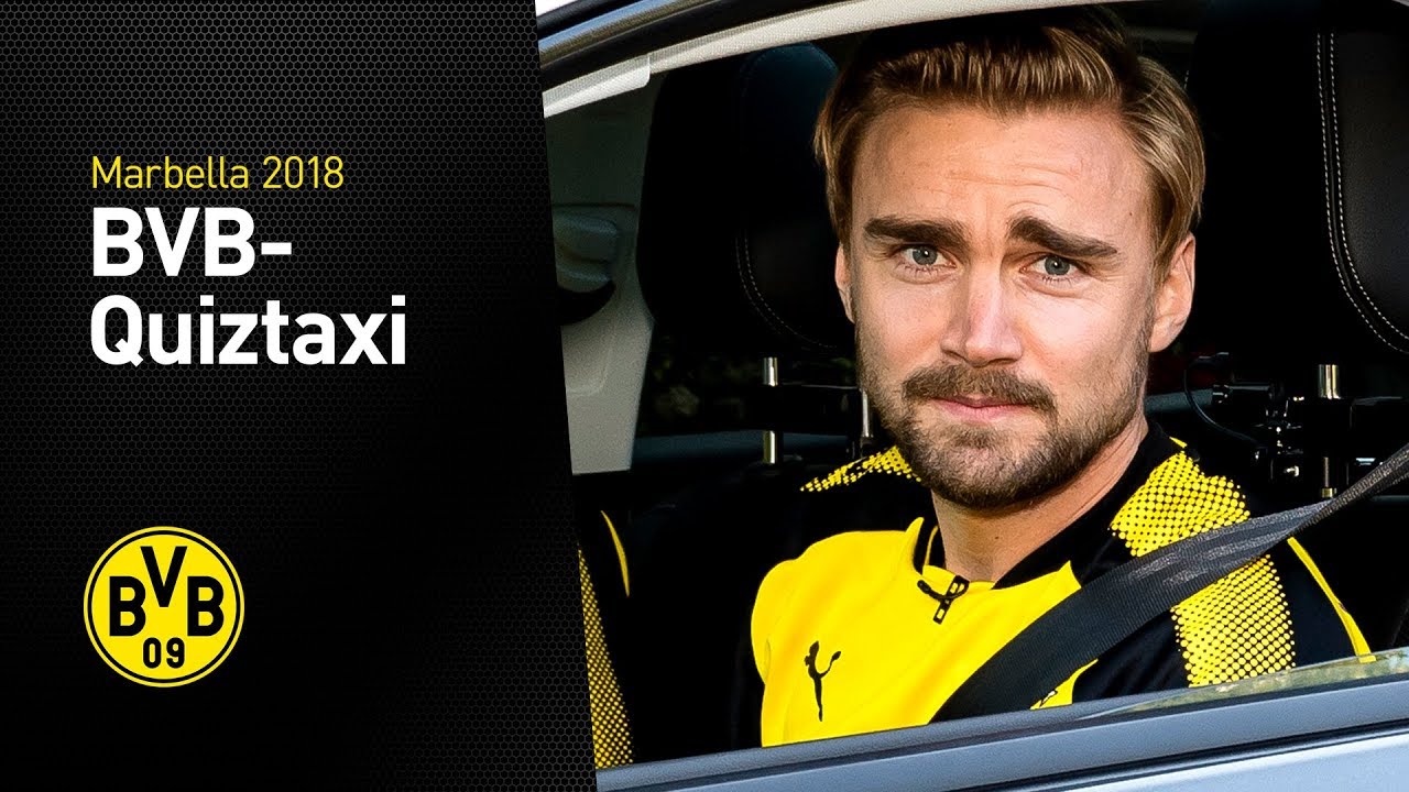 BVB Quiztaxi Surprise | Marcel Schmelzer as Quizmaster! | Marbella 2018