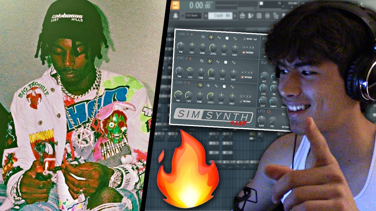 Использование только стандартных плагинов для создания бодрого бита Playboi Carti | FL Studio